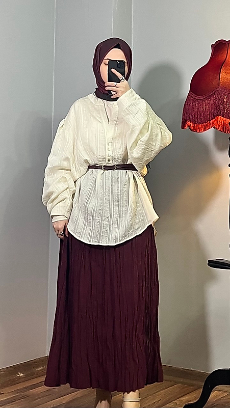 Bürümcük Etek /BORDO
